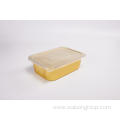 Rectangular Food Gold Color Aluminum Foil Food Container